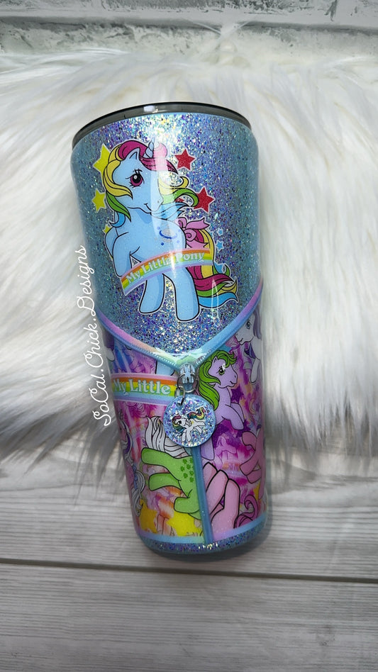 RTS {MLP Zipper & Charm} 32oz Slim