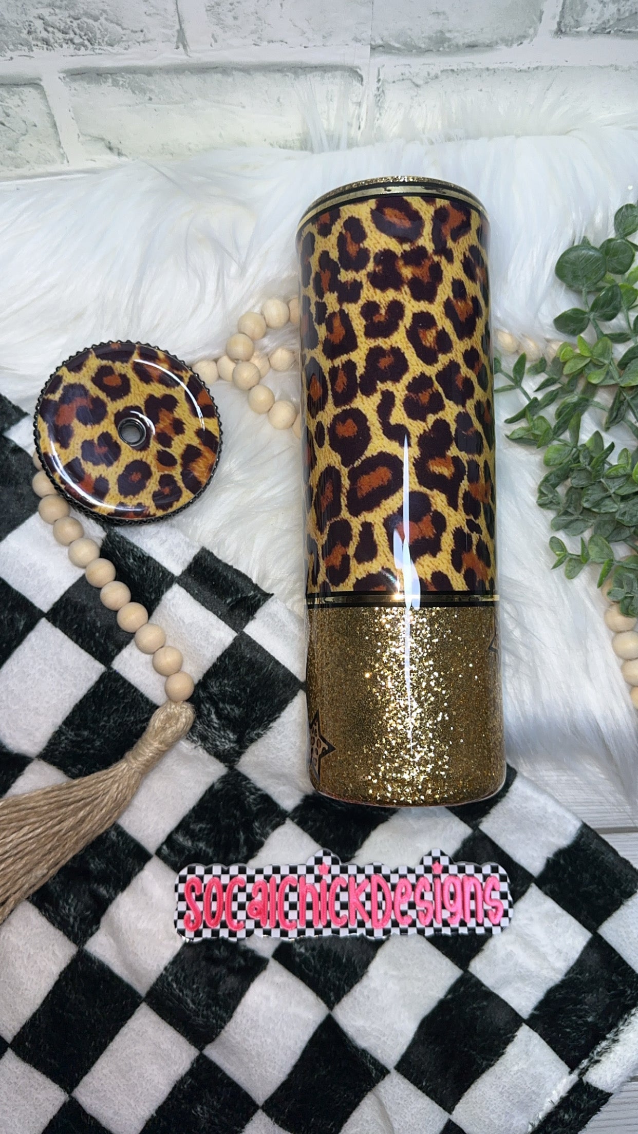 RTS {Expensive & Difficult with Bling Lid} 30oz Skinny Slurp