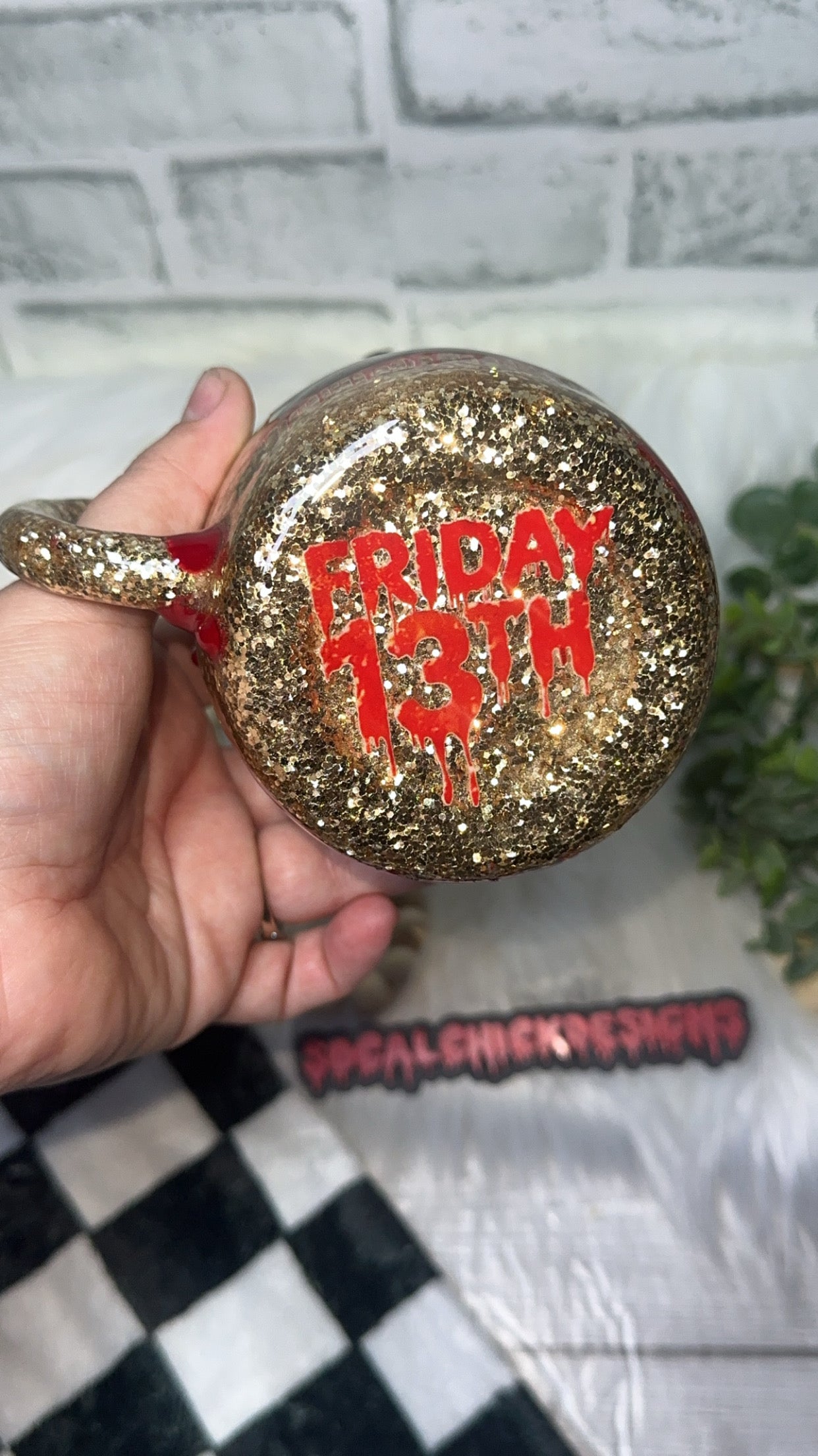 Be RTS {Waiting for Friday the 13th with Drip} 14oz Mug