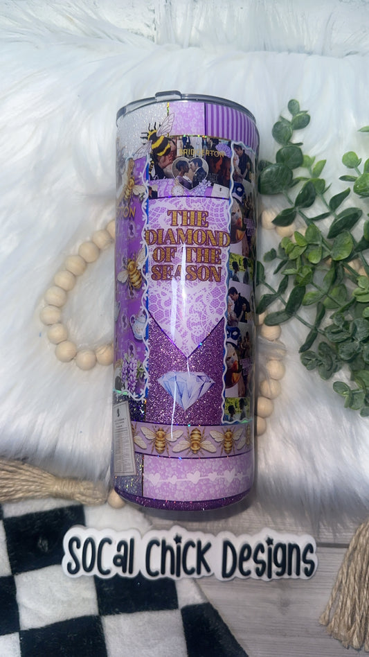 RTS {Diamond Of The Season- Patchwork} 25oz Skinny