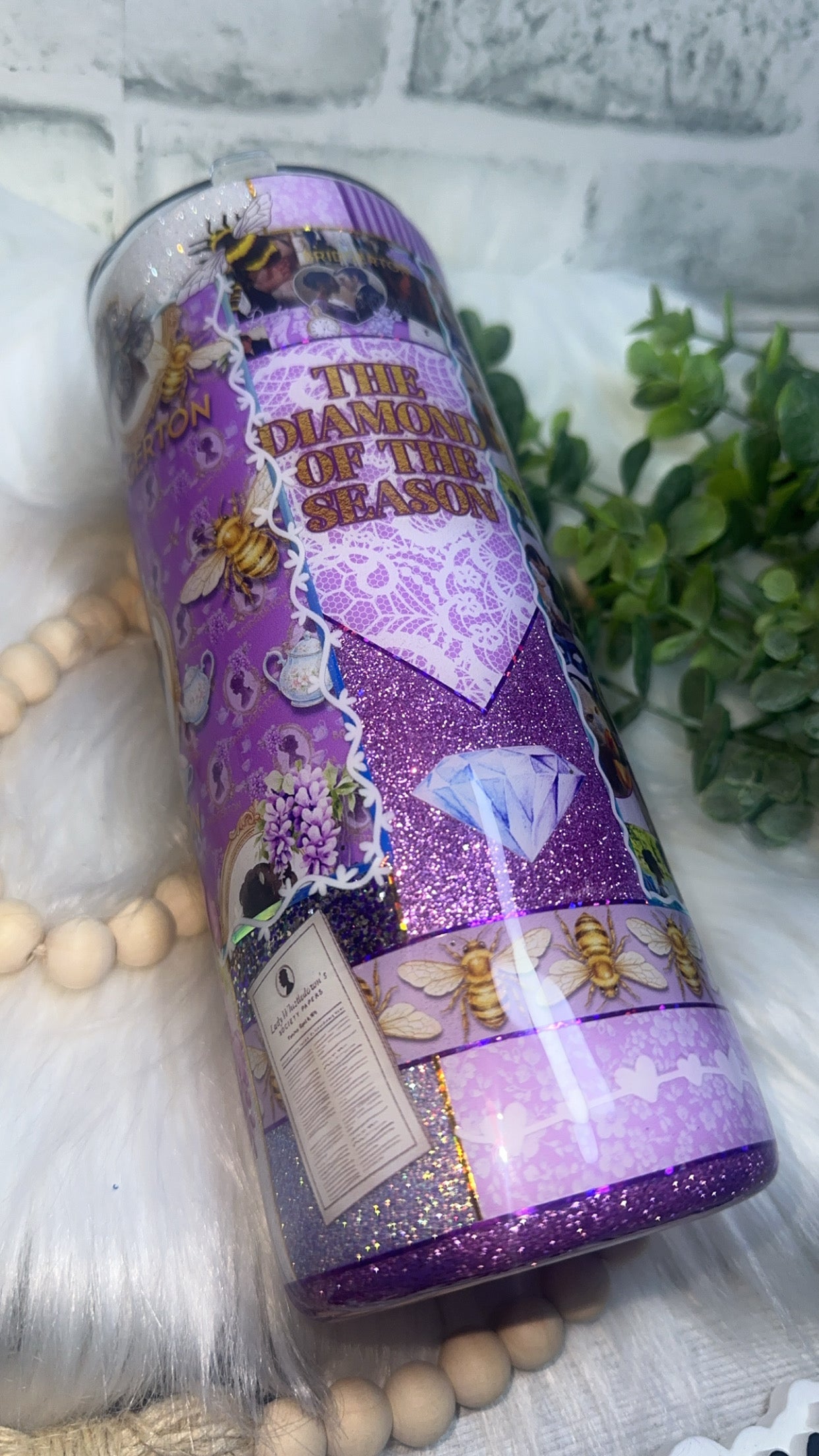 RTS {Diamond Of The Season- Patchwork} 25oz Skinny