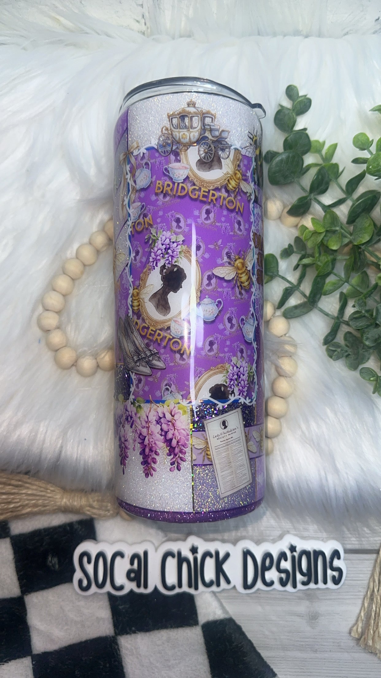 RTS {Diamond Of The Season- Patchwork} 25oz Skinny