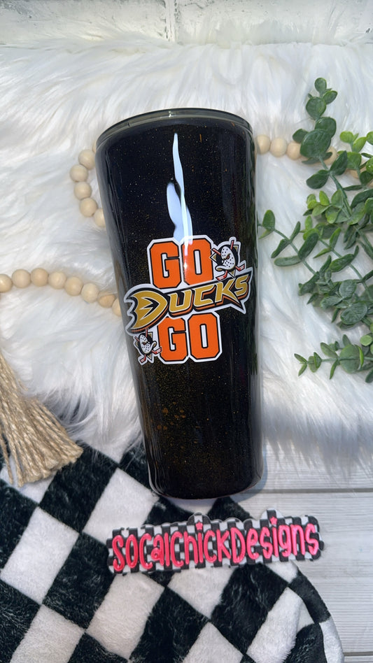 RTS {Go Ducks - No Glitter} 32oz Slim