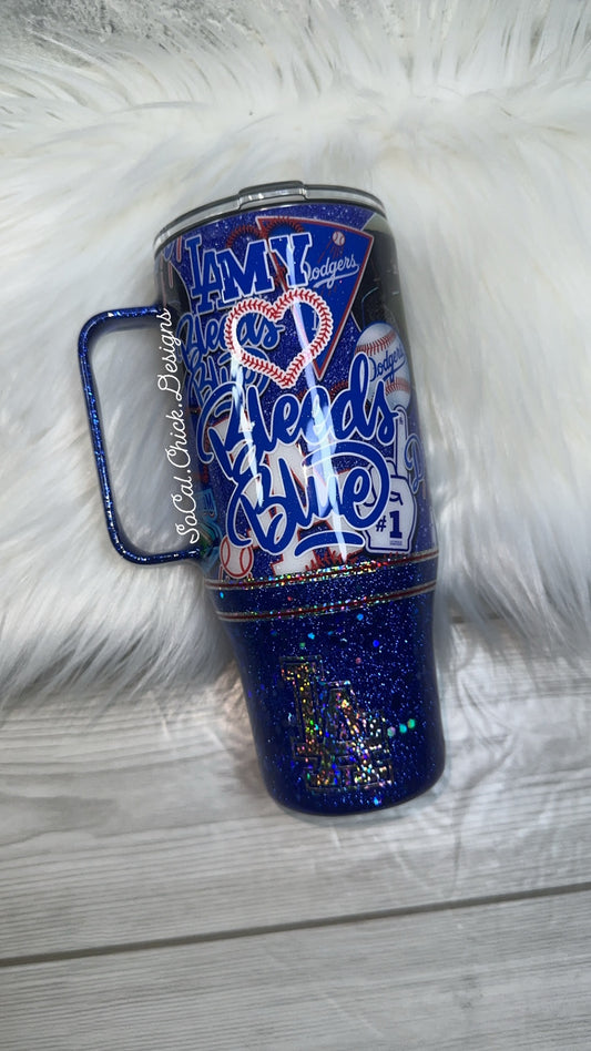 RTS {LA Bleed Blue} 24oz Curve