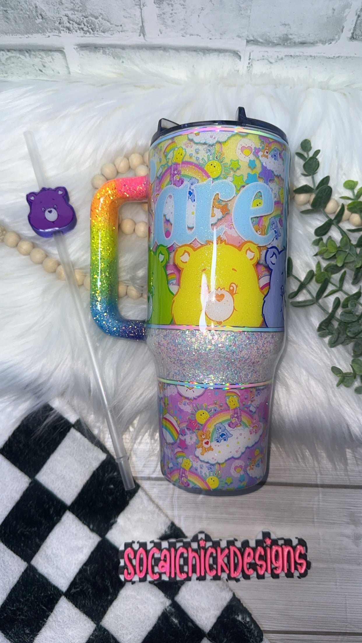 RTS {Rainbow Bears} 40oz Dupe