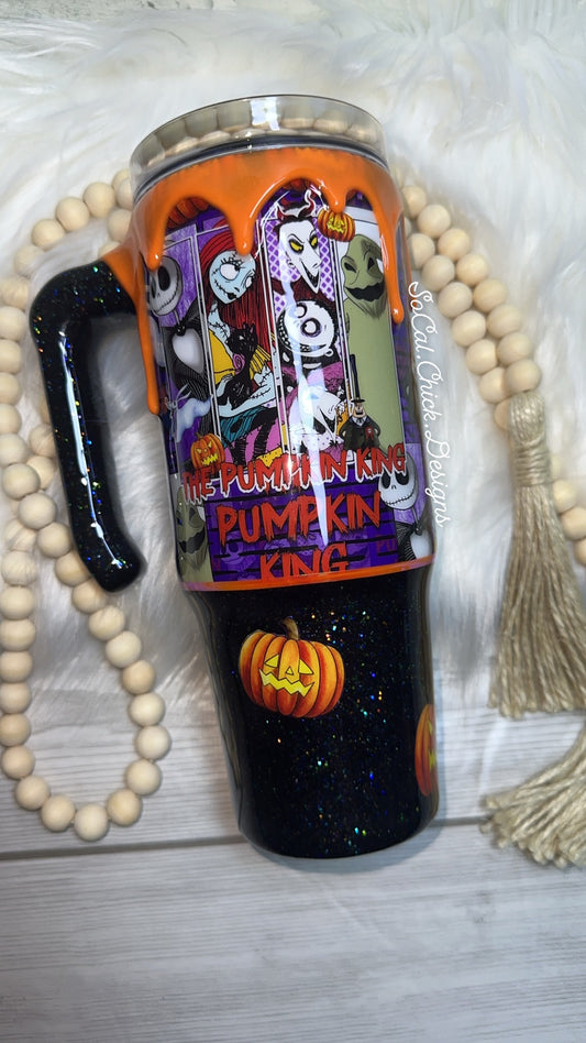 RTS {The Pumpkin King} 30oz Grippy