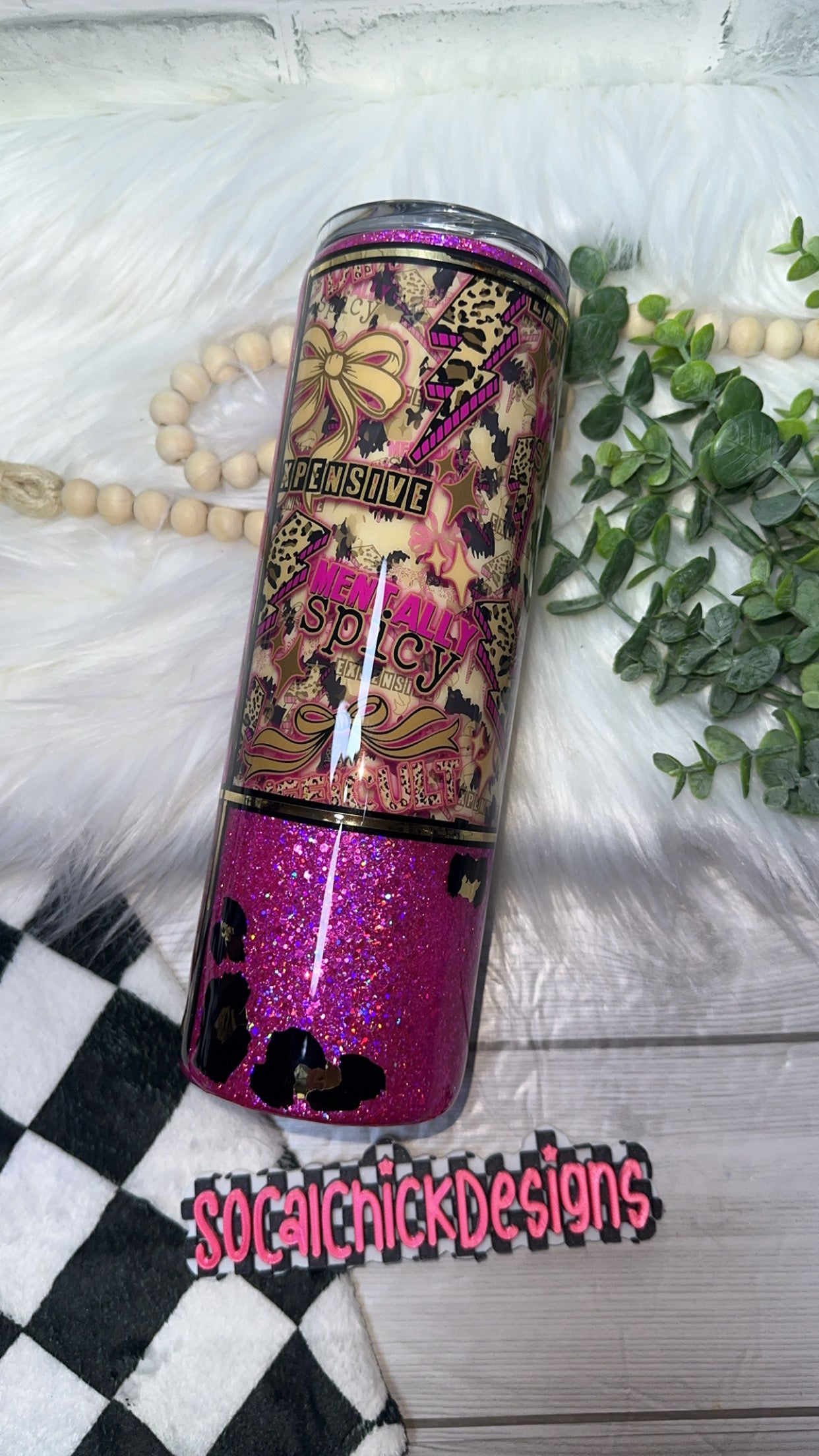 RTS {Expensive, Difficult & Mentally Spicy} 30oz Skinny