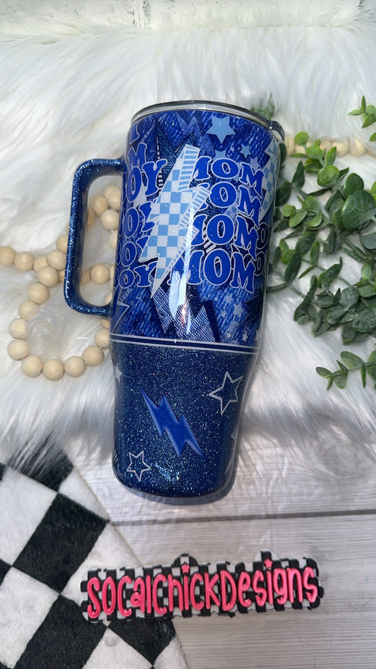 RTS {Boy Mama} 24oz Curve w Handle