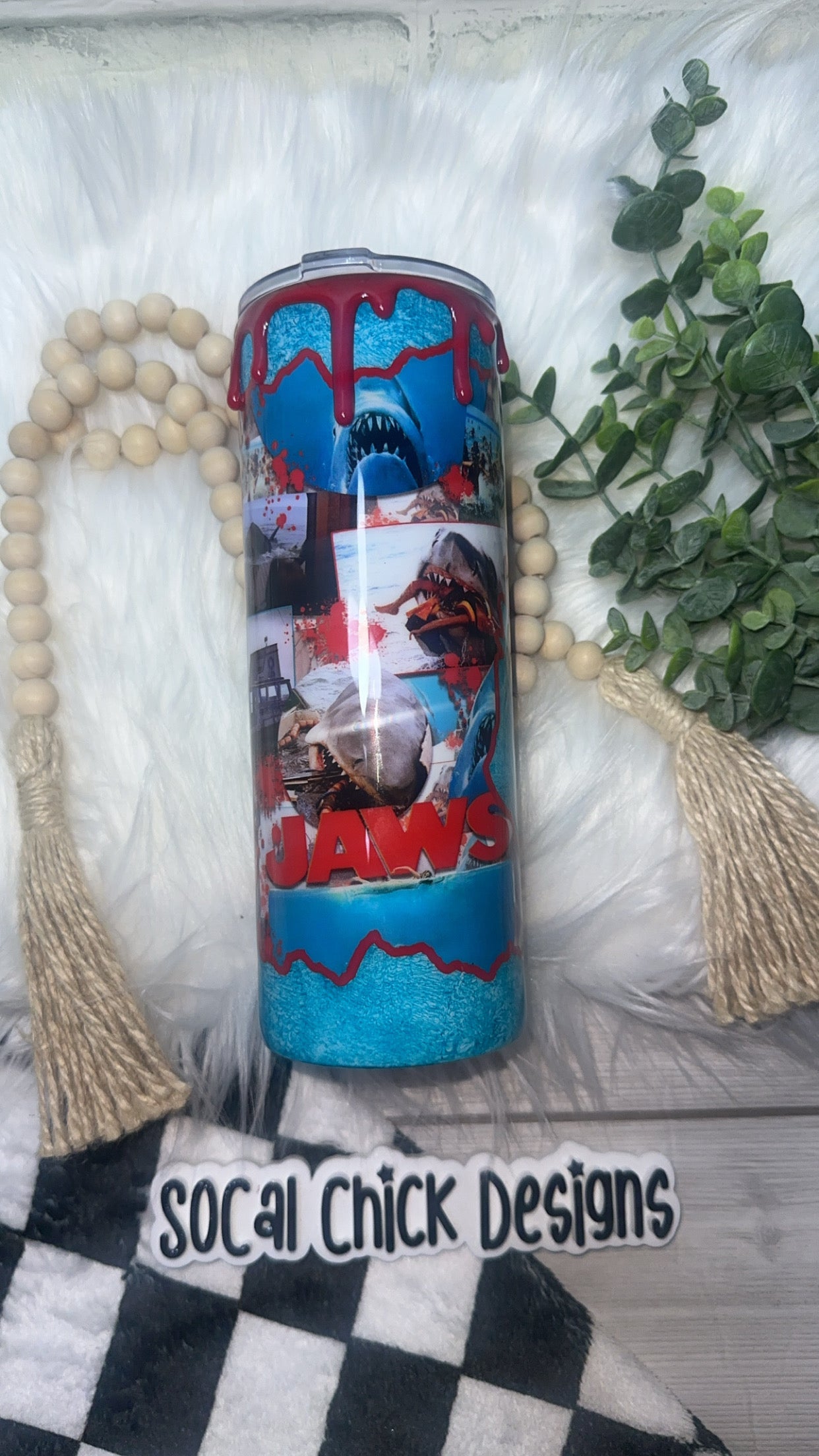 RTS {Jaw s Shark Bite & Drip} 24oz Skinny