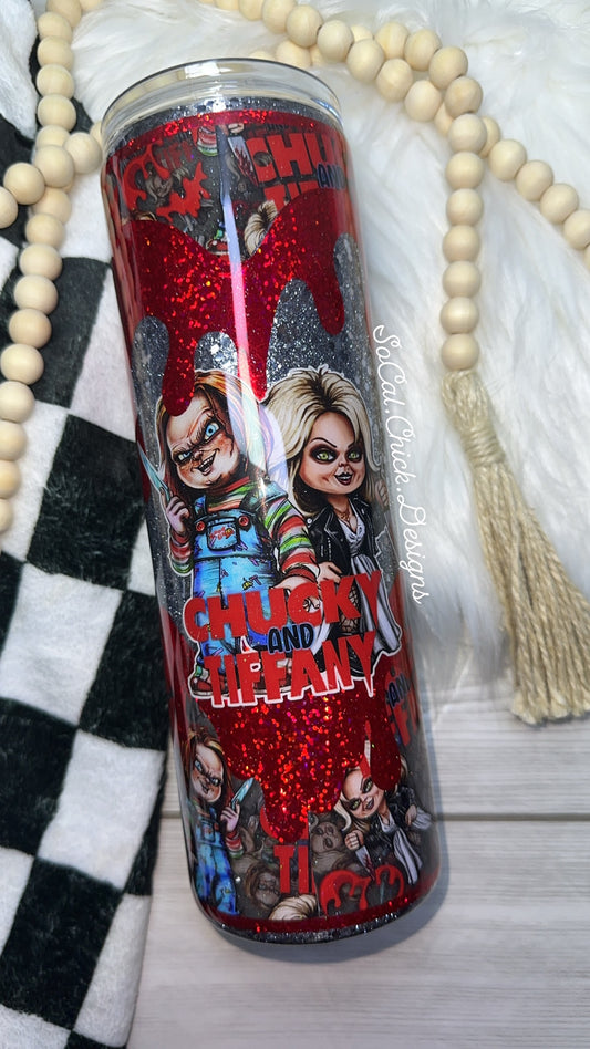 RTS {Chucky & Tiffany} 30oz Skinny