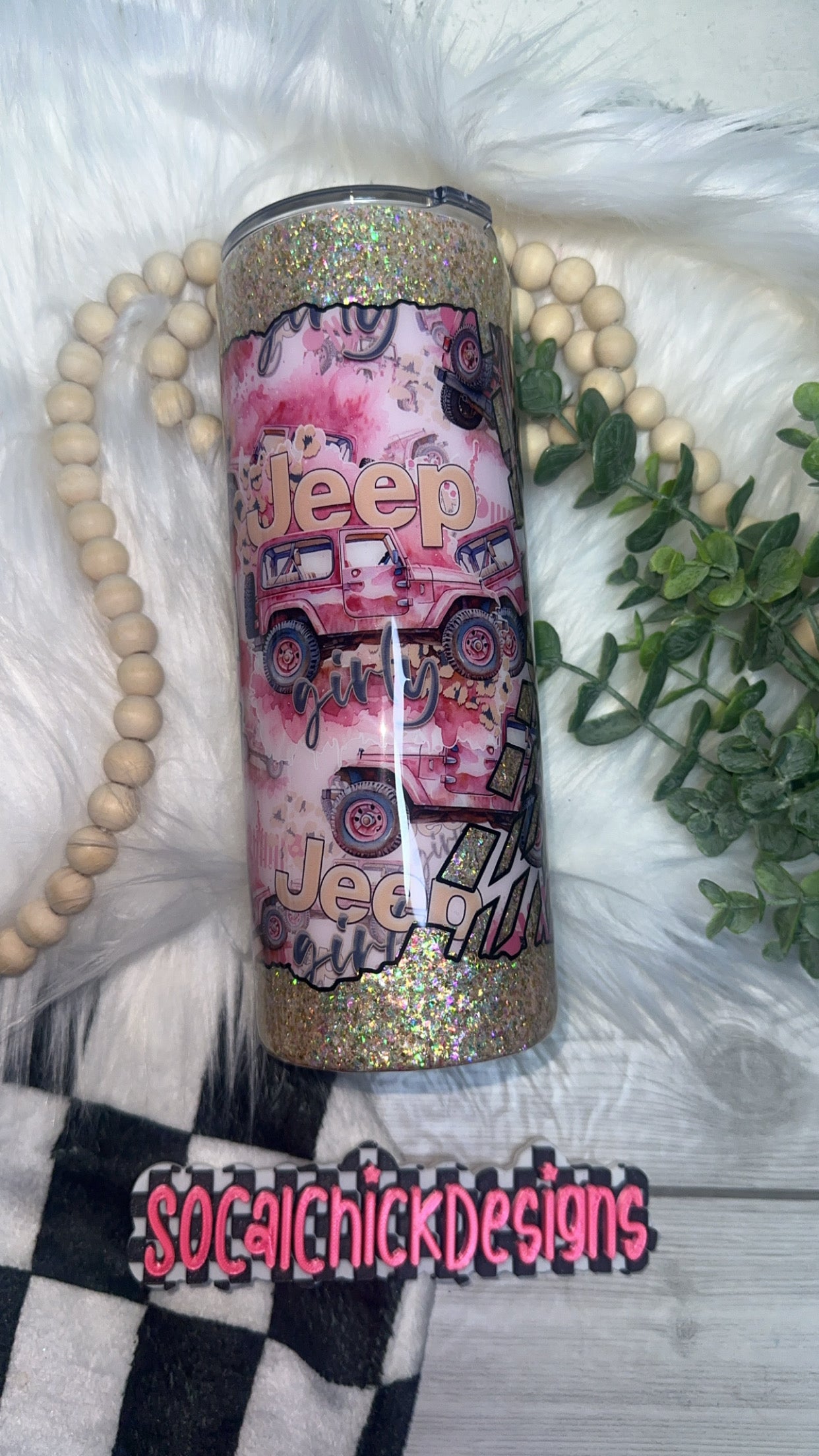 RTS {Jeep Girly} 24oz Skinny