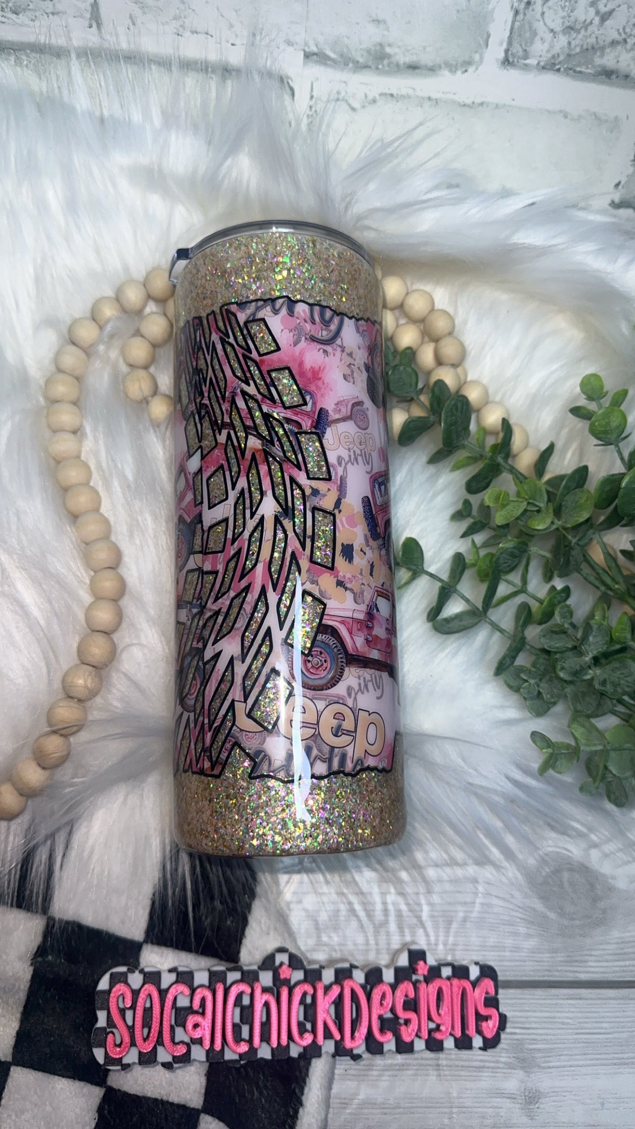 RTS {Jeep Girly} 24oz Skinny
