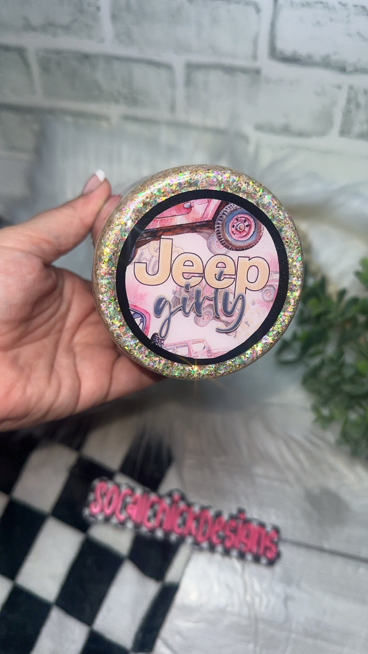 RTS {Jeep Girly} 24oz Skinny