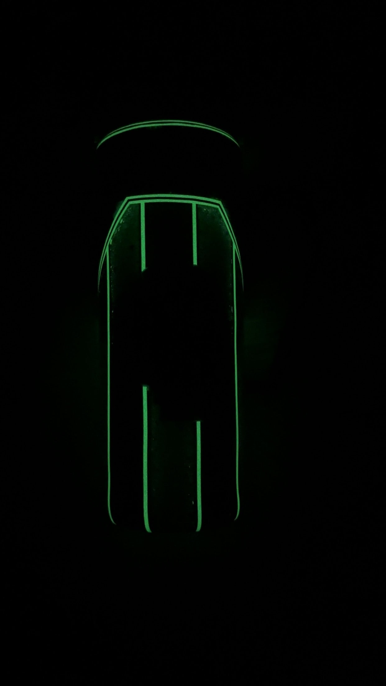 RTS {And For The Lady, Perhaps A F*cking Break? With Coffin Handle and Glow Features} 25oz Skinny