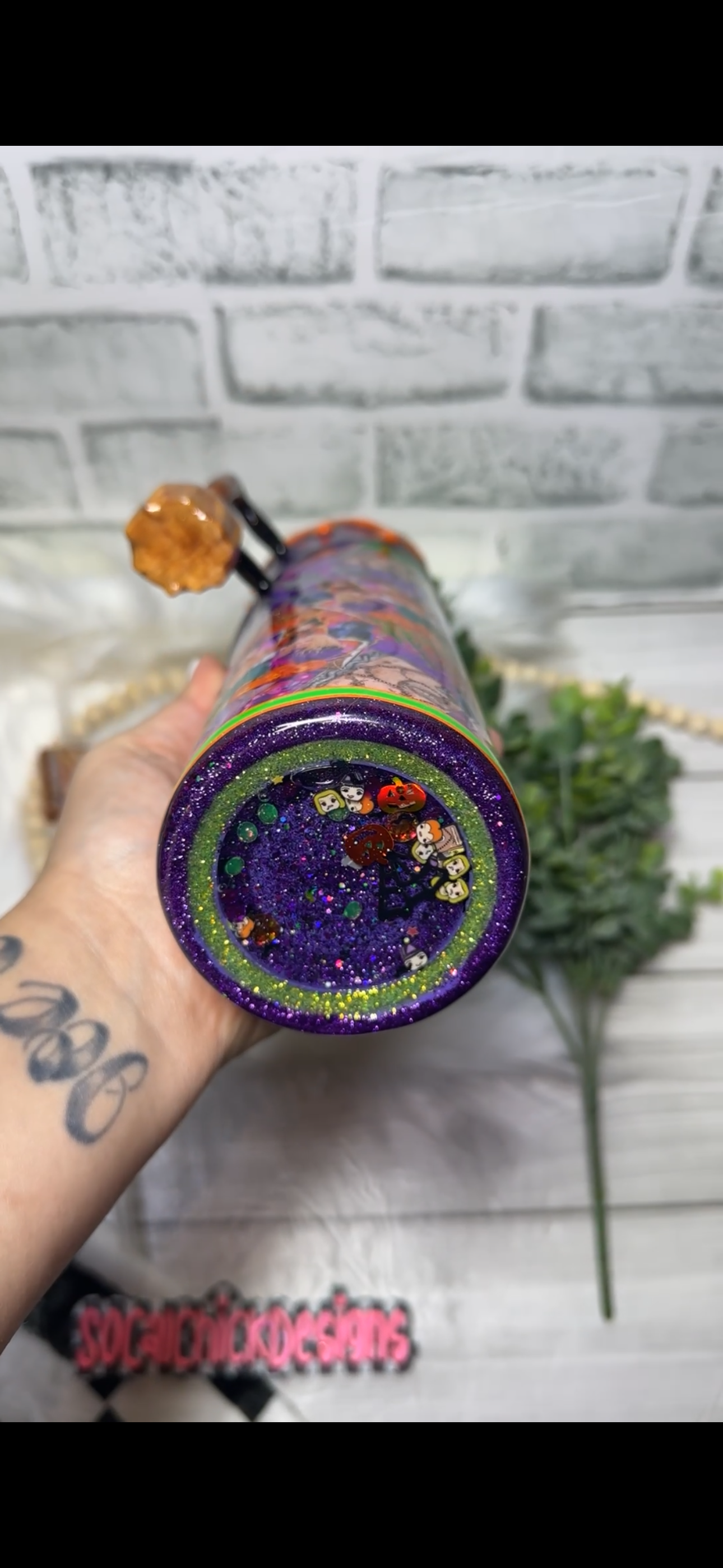 MTO {It's Just A Bunch Of H P, Zipper & Charm, Broom Handle, SnowGlobe Bottom & Drip} Select Your Tumbler Style