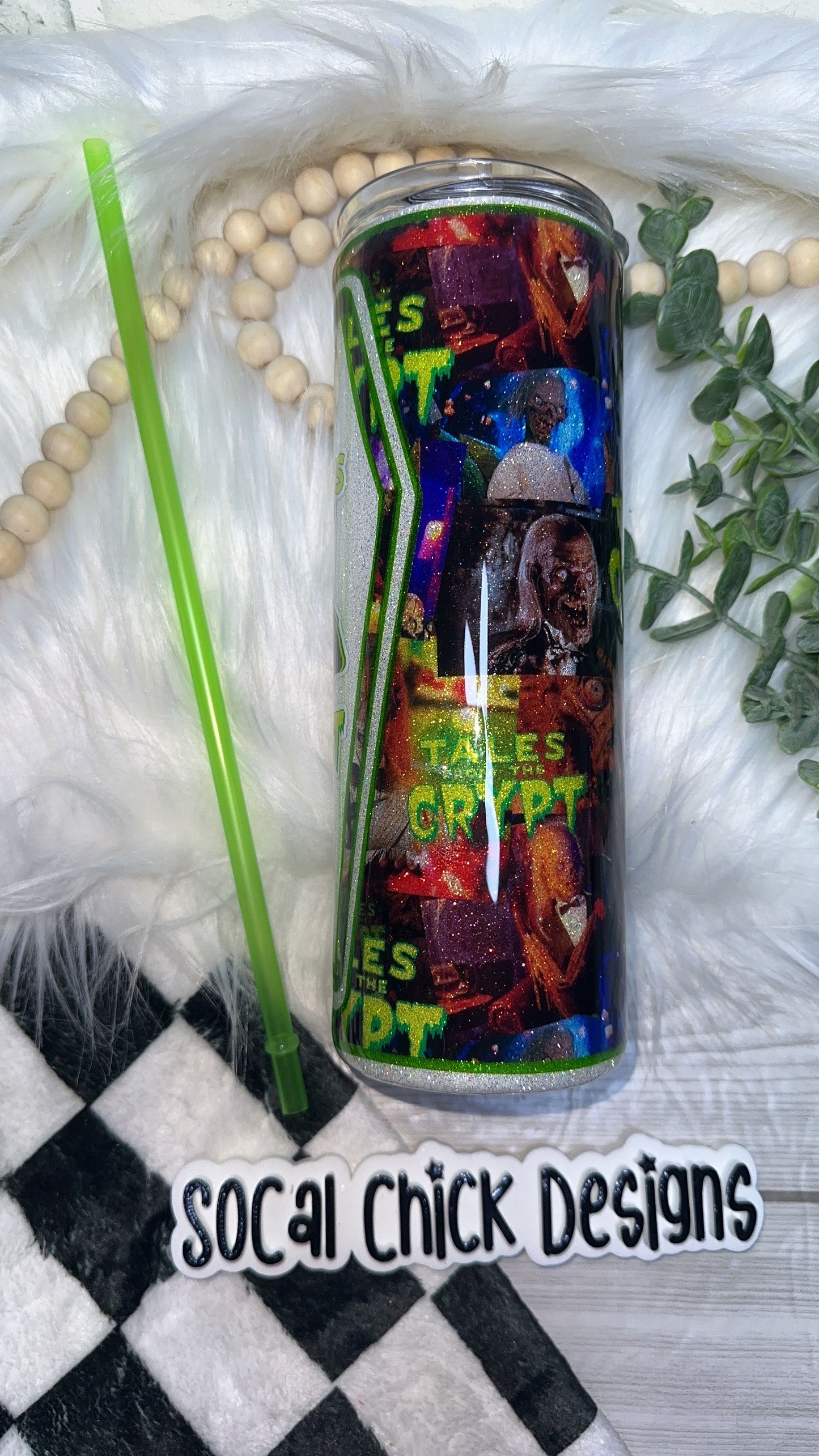 RTS {Tales From The Crypt- GLOW} 20oz Skinny