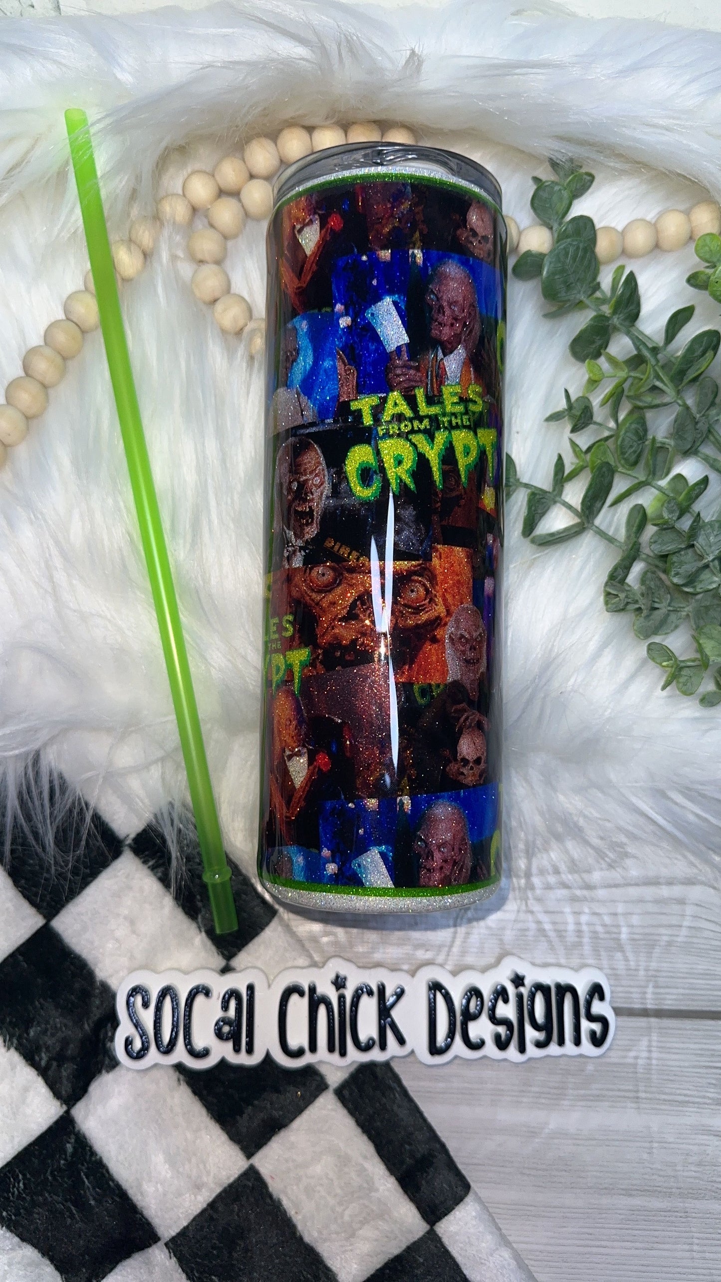 RTS {Tales From The Crypt- GLOW} 20oz Skinny