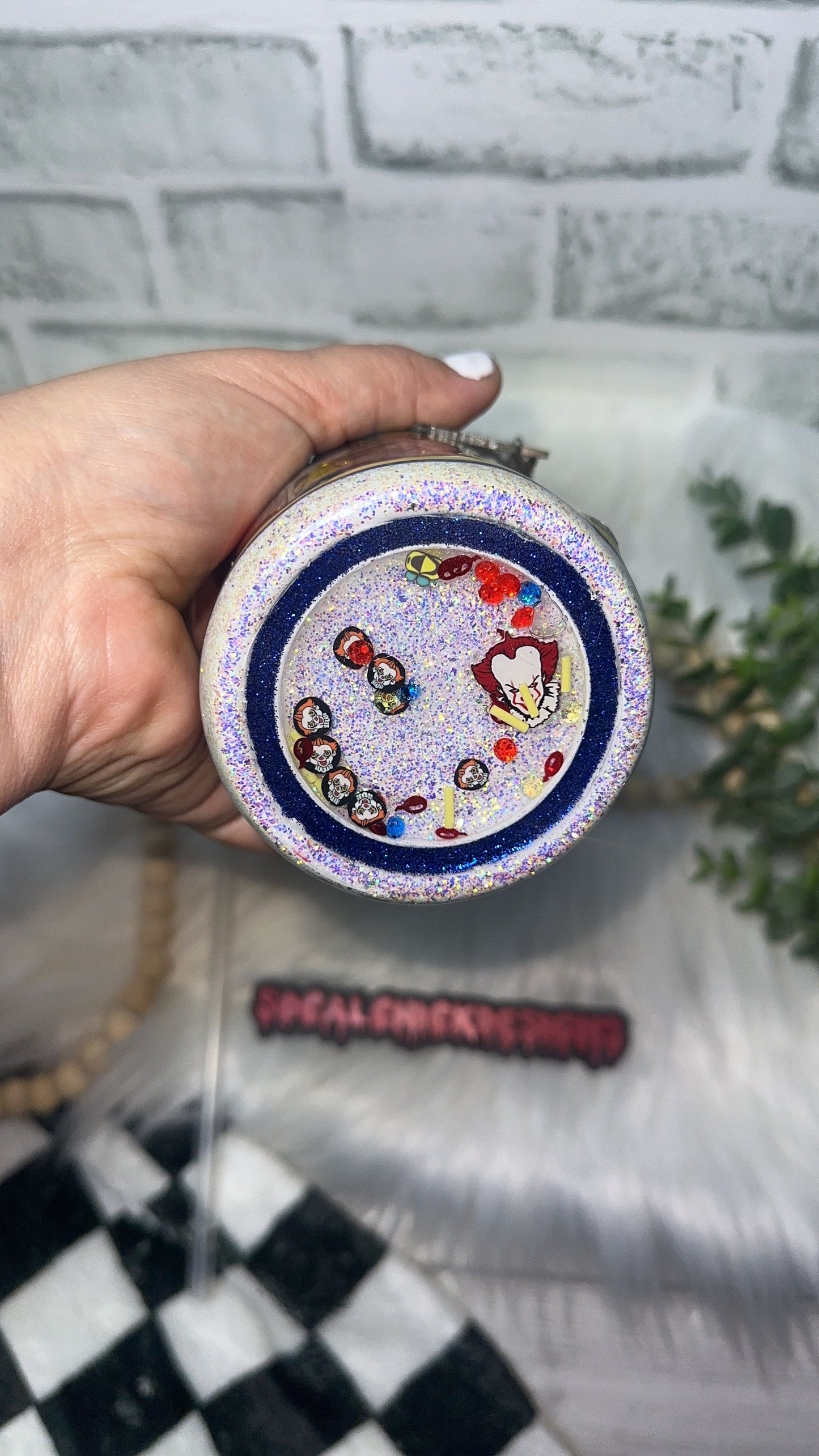 RTS {Penny Polaroid, Zipper & Charm, Balloon Element, SnowGlobe Bottom & Drip} 32oz Skinny