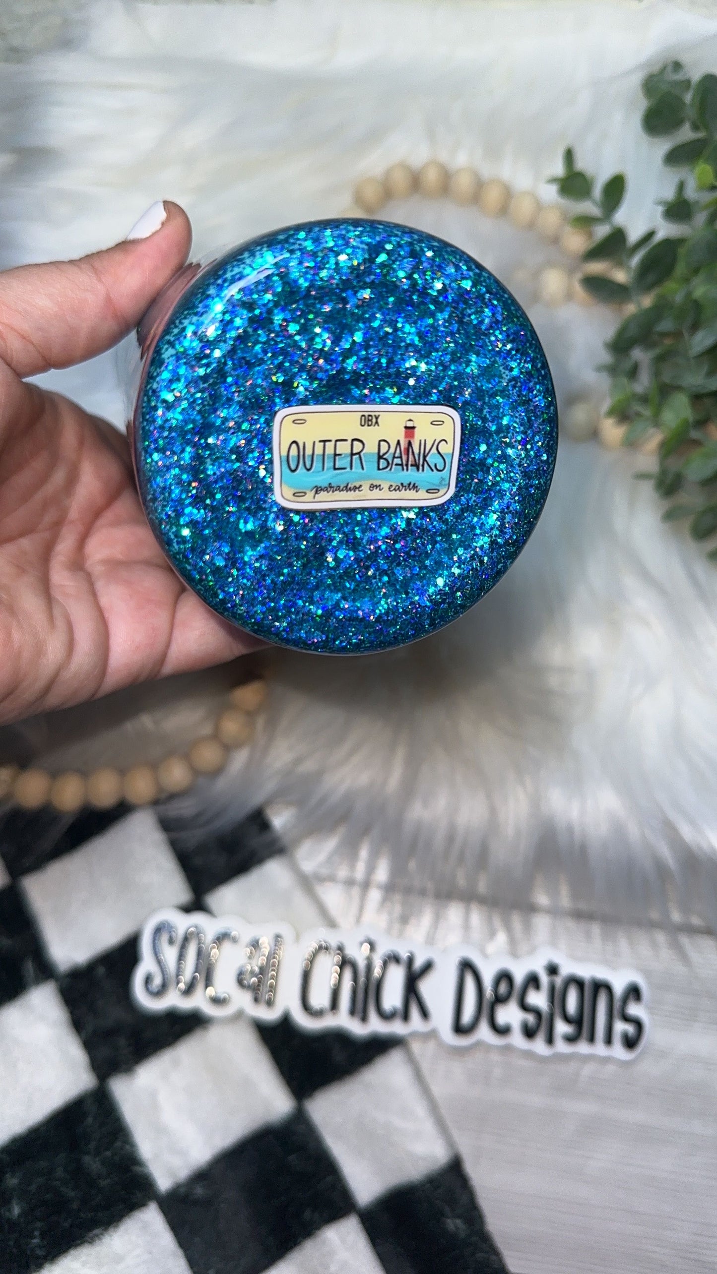RTS {OBX with Motel Keychain} 20oz Skinny