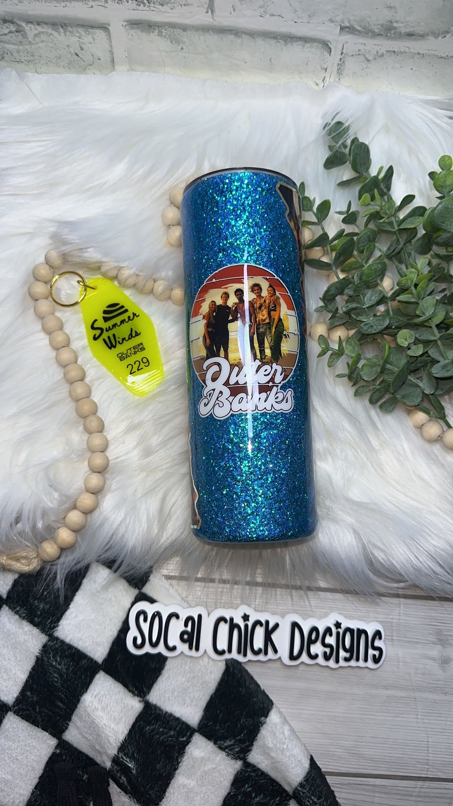 RTS {OBX with Motel Keychain} 20oz Skinny