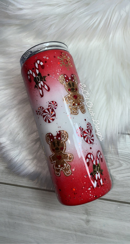 RTS {Red Gingerbread} 25oz Skinny