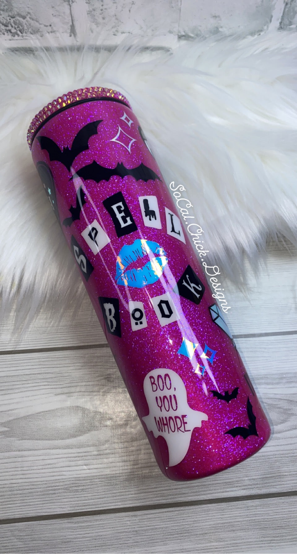 MTO {Spell Book Pink} - Select Your Tumbler Style
