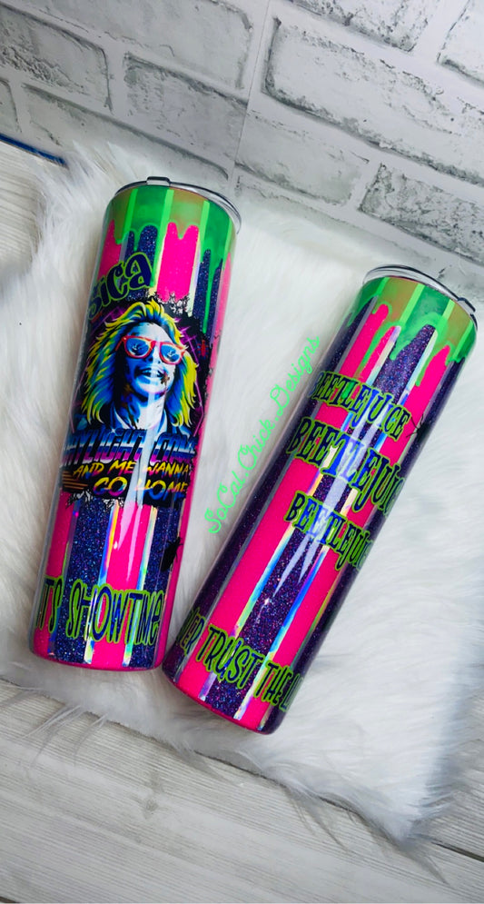 MTO {BeetleJuice Neon} - Select Your Tumbler Style