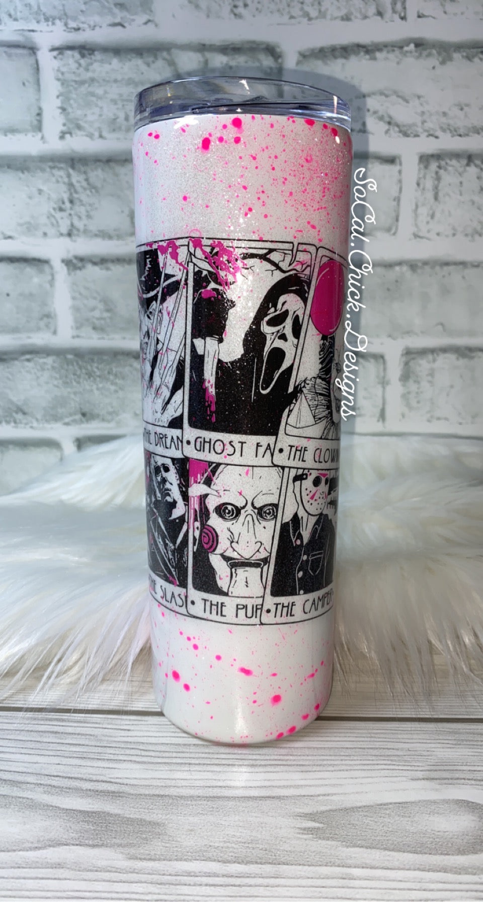 MTO {Pink Tarot Cards} - Select Your Tumbler Style